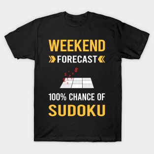 Weekend Forecast Sudoku T-Shirt